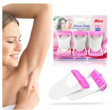 شفرات حلاقة نسائيه كرت 6 قطع