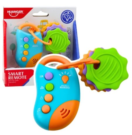 لعبة مفتاح سيارة مع عضاضات سيلكون للاطفال