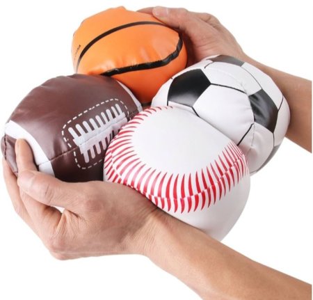 لعبة مجموعة 4 طابات آمنة للاطفال