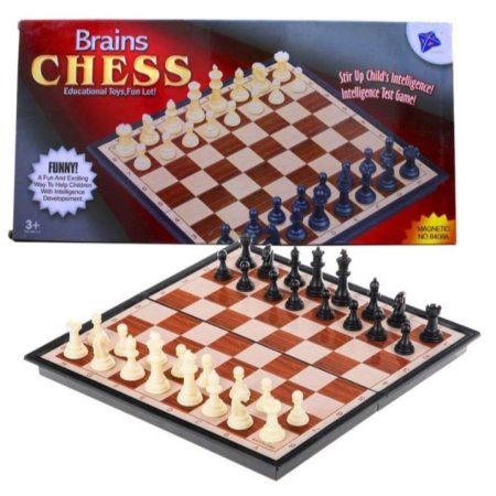 لعبة شطرنج بلاستيك مع مغناطيس