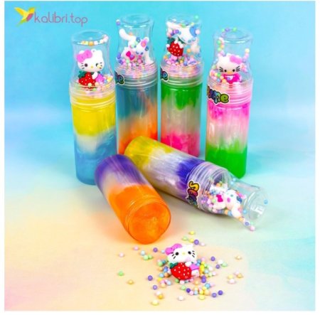 علبة سلايم مع لعبة