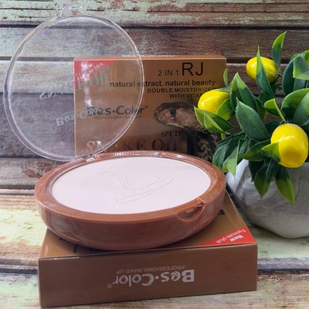 بودرة وجه جافة طبقتين