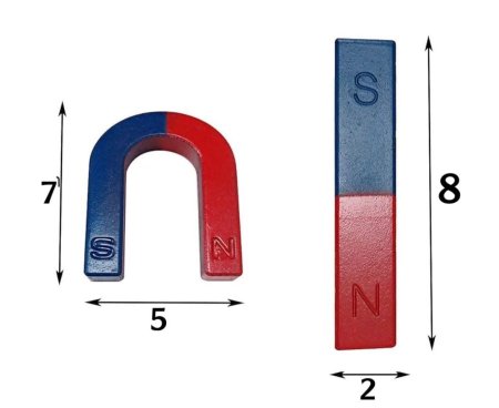 مغناطيس تعليمي حذوة حجم كبير