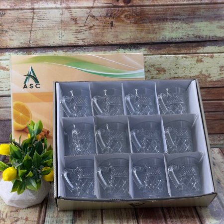 طقم كاسات شاي 12 قطعه