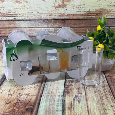 طقم كاسات عصير 6 قطع