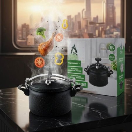 طناجر ضغط 10 لتر اسود