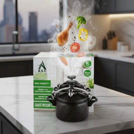 طناجر ضغط 6 لتر اسود