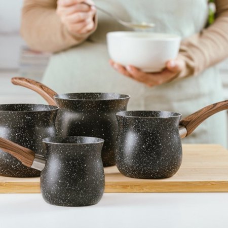 طقم غلايات قهوة جرانيت 3 قطع