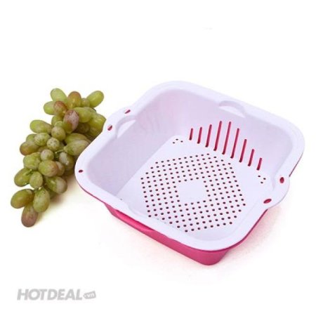 طشط قطعتين مع مصفاه