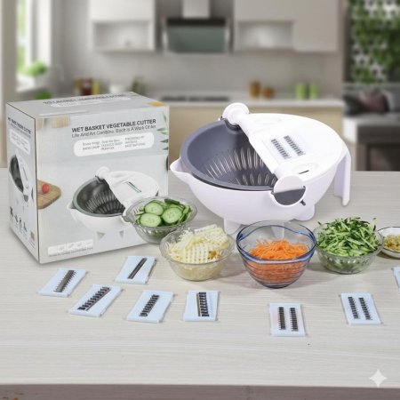 فرامة خضار مع عدة شفرات