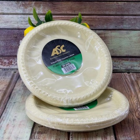 صحون بلاستيك 7 انش ربطه 20 صحن