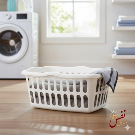 سلة غسيل بيضاوي