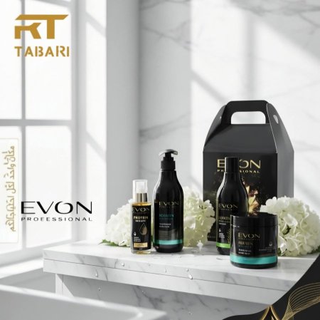 بكج العناية بالشعر ايڤون Evon خالي من الاملاح