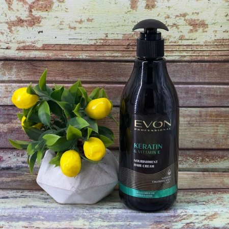 كريم كيراتين لتصفيف الشعر 500 مل ايڤون Evon