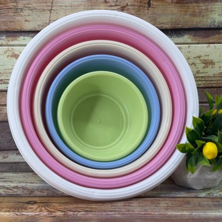 طقم طشط صحي 5 قطع بلاستيك