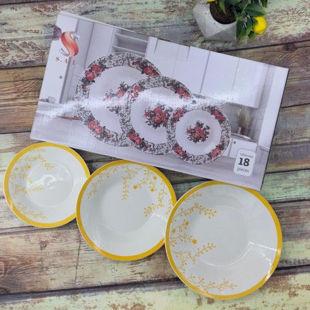 طقم صحون 18 قطعه