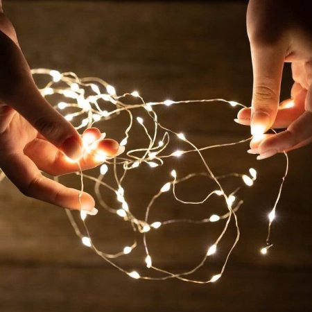 حبل إضاءة 2 متر عالبطارية