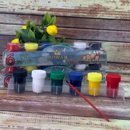 الوان مائية 6 لون مع فرشاة