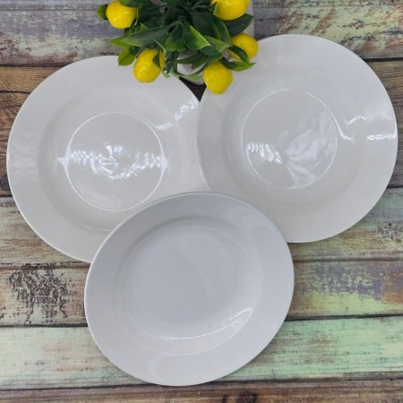 مجموعة 12 صحن رز 7 انش