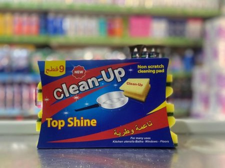 9 قطع ليف جلي clean up