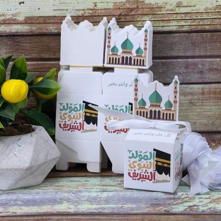 50 علبة توزيعات للمولد النبوي