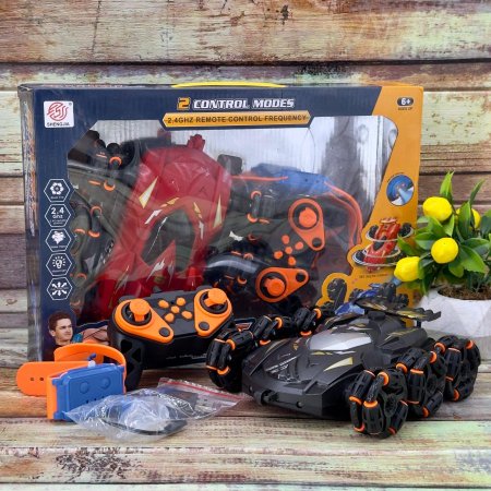 لاسلكي 6 عجلات مع 2 رموت تحكم