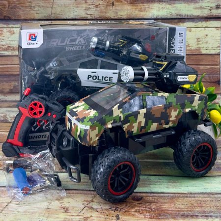 جب لاسلكي مع رشاش يطلق طلقات جل