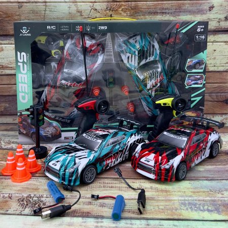 لعبة 2 سيارة لاسلكي بترددات مختلفة