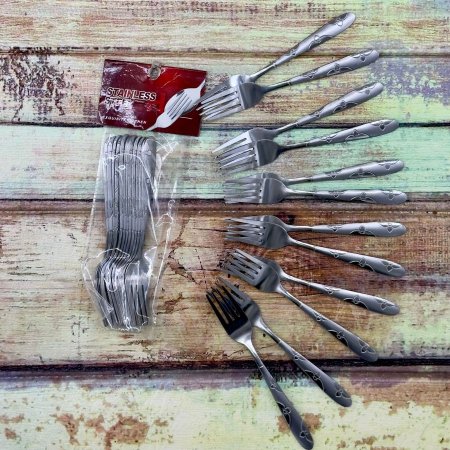 شوك طعام 12 قطعه صغير ثقيل