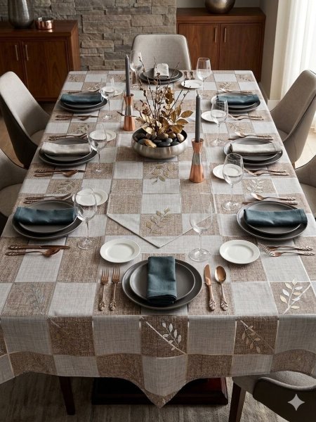 مفرش طاولة جلد ثقيل 180*137 cm