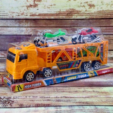 لعبة شاحنة محملة سيارات