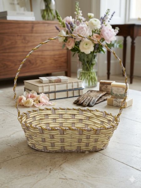 سلة معدن مغلف 35 cm