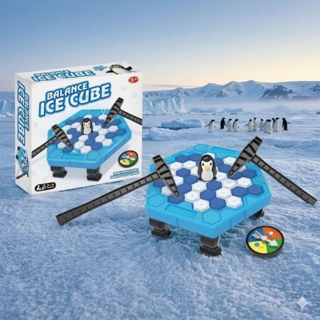 لعبة توازن مكعبات الثلج