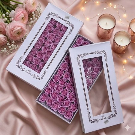 ورد صابون زهر علبة 50 قطعة