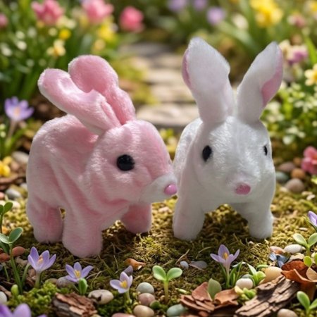 لعبة ارنب بمشي مع صوت