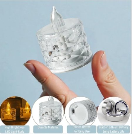 شمع الكتروني إضاءة صحراوي