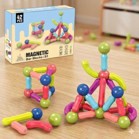 ليجو مغناطيس 42 قطعة