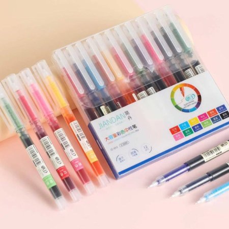 مجموعة اقلام حبر سائل 12 لون