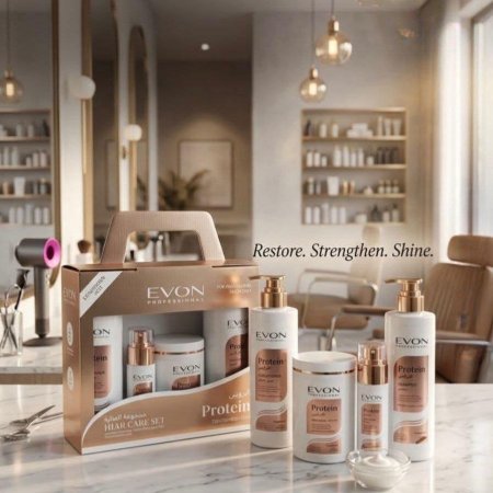 بكج البروتين من ايڤون للعناية بالشعر