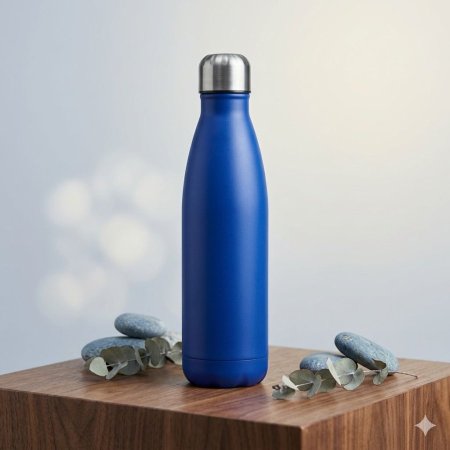 مطرة ماء ستانلس ازرق 500 مل