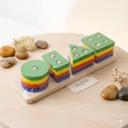 لعبة ترتيب الاشكال الهندسيه