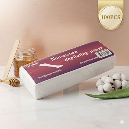 محارم ورق واكس لإزالة الشعر بالشمع 100 ورقة