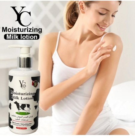 لوشن الجسم المبيض ببروتينات الحليب YC واي سي