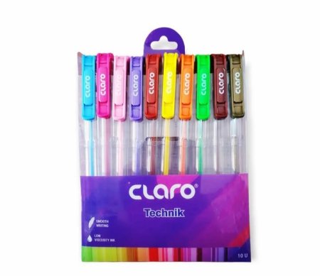 طقم اقلام حبر ملون claro