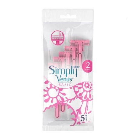 شفرات حلاقة نسائية Gillette Simply Venus ( 5 قطع)