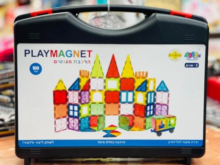 ليجو مغناطيس Playmager ثلاثي الابعاد 100 قطعة