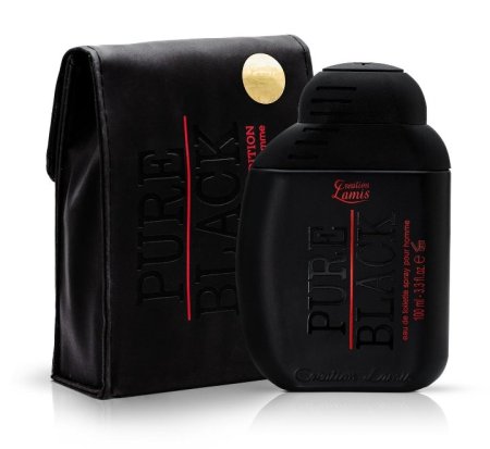 عطر بيور بلاك Pure Black من كرياشن لميس 100 مل للرجال