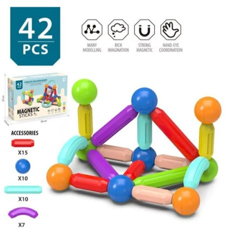 ليجو مغناطيس 42 قطعة