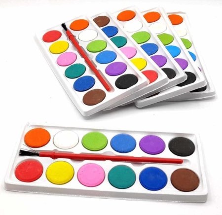 الوان مائيه حجر 12 لون