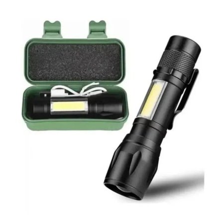 كشاف يدوي قابل لإعادة الشحن 3 في 1